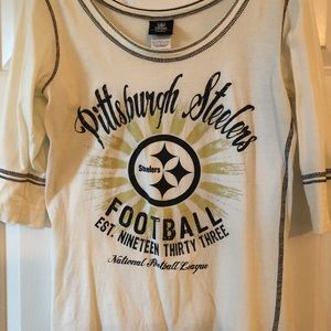 Steelers quarter length T-shirt